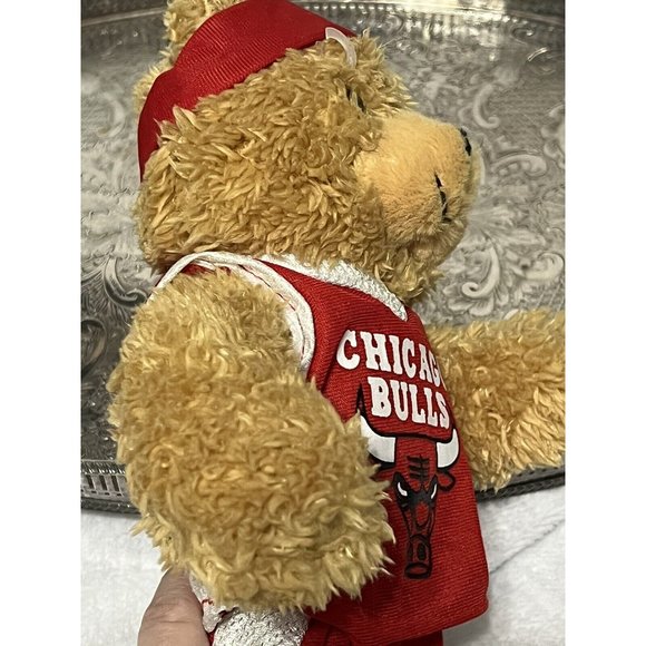 Chicago Bulls good stuff NBA Store Teddy bear 2011 13.5” Long With tags Plush - Picture 4 of 7